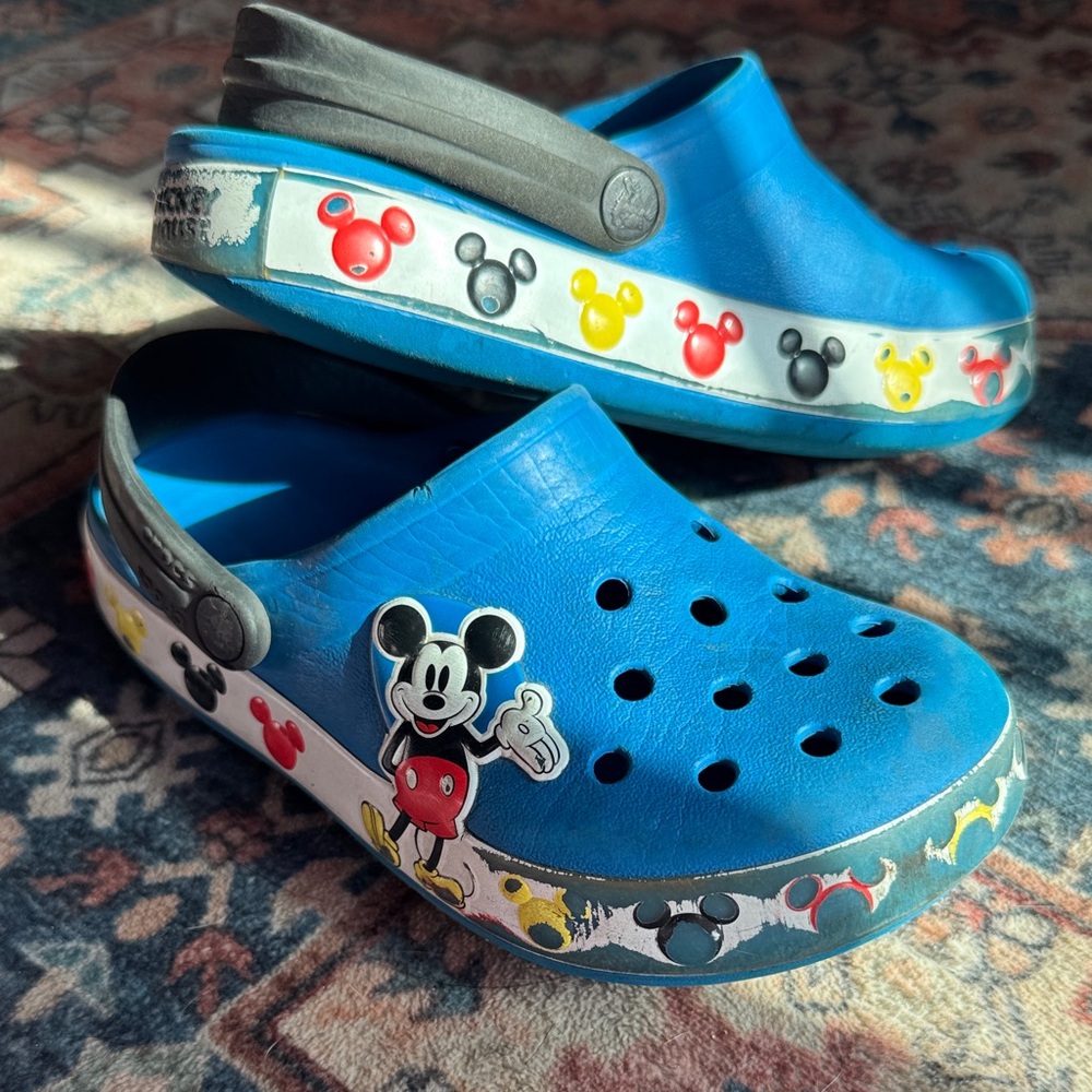 Kids Disney Mikey blue crocs